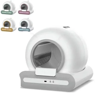 Slimme Kattenbak - Zelfreinigende Kattenbak - Automatische Kattenbak - Kattenbak - 65L - Semi-omsloten Ontwerp - voor Katten