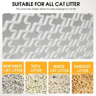 Kattenbak Elektrisch – Automatische Kattenbak – Zelfreinigende Kattenbak – Automatische Schepfunctie – Slimme Kattenbak Met App – Grote Inhoud 10L – Dubbele Geurverwijdering