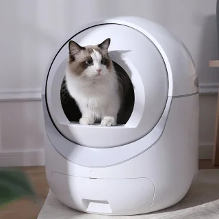 Kattenbak Elektrisch – Automatische Kattenbak – Zelfreinigende Kattenbak – Automatische Schepfunctie – Slimme Kattenbak Met App – Grote Inhoud 10L – Dubbele Geurverwijdering
