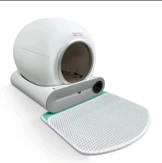Slimme Kattenbak Volautomatische Kattenbak Met Grote Capaciteit, Semi-Gesloten Slimme Kattentoilet App Afstandsbediening