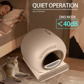 Automatische Kattenbak – Zelfreinigende Kattenbak – Slimme Kattenbak – Kattenbak Met App – Robot Kattenbak – Grote Capaciteit 74L – Geurcontrole Met Negatieve Ionentechnologie