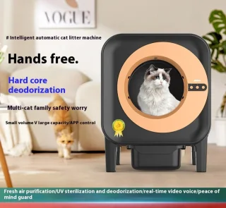 Slimme Kattenbak – Automatische Kattenbak – Zelfreinigende Kattenbak – Hygiënische Kattenbak – UV Gesteriliseerde Kattenbak – Infrarood & Zwaartekrachtinductie – 11 Liter Capaciteit