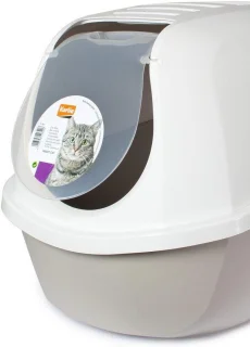 Slimme Kattenbak voor Gemakkelijk Onderhoud - 52 x 39 x 41 cm - Grijs