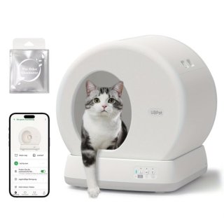 Automatische Kattenbak – Zelfreinigende Kattenbak – Slimme Kattenbak – Geurloze Kattenbak – App-Bediening – Lage Instap 14,7 cm – Geurverdrijver Met 10 Sensoren – Witte Variant review