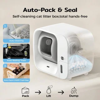 Automatische Kattenbak 60L met App Bediening