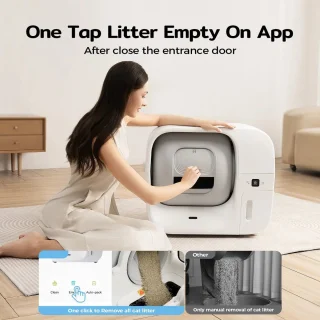 Automatische Kattenbak 60L met App Bediening