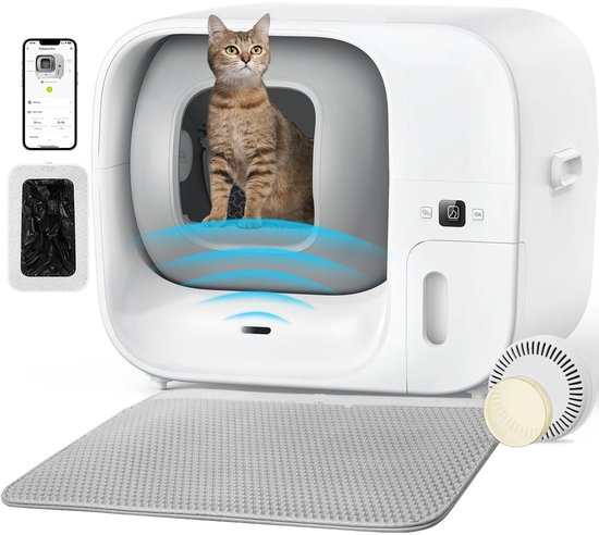 Automatische Kattenbak 60L: gemak en frisheid op automatische piloot