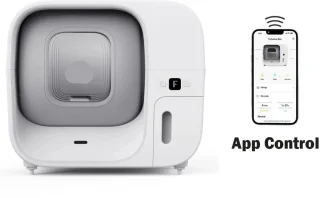 Automatische Kattenbak 60L Slimme Zelfreinigende App-Bediening
