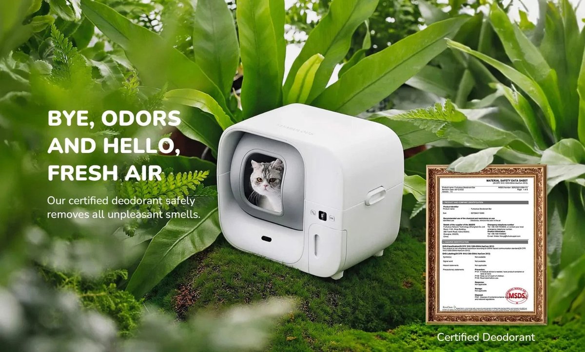 Wat vinden we goed aan de Automatische Kattenbak 60L Slimme Zelfreinigende App-Bediening