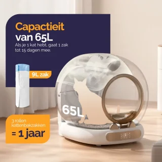 Automatische kattenbak 65L (2025)
