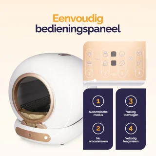 Automatische kattenbak 65L (2025)