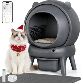 De Automatische Kattenbak 65L + 8L in één oogopslag