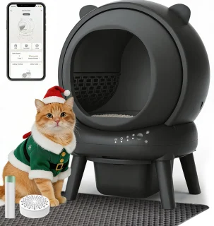 De Automatische Kattenbak 65L – Grijs in één oogopslag