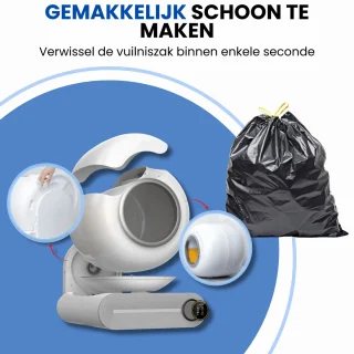 Automatische Kattenbak 65L met App - Elektrisch en Veilig