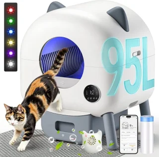 Automatische Kattenbak 95L + 15L