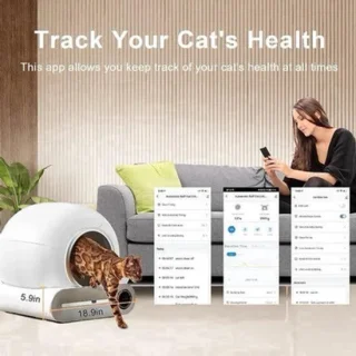 Automatische kattenbak