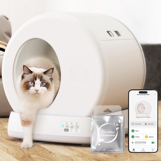 Automatische kattenbak met slimme sensoren review