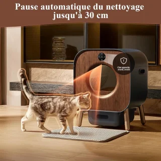 Automatische kattenbak met zelfreinigingssysteem voor binnen