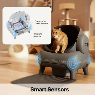 Automatische kattenbak Multi Kat Grijs