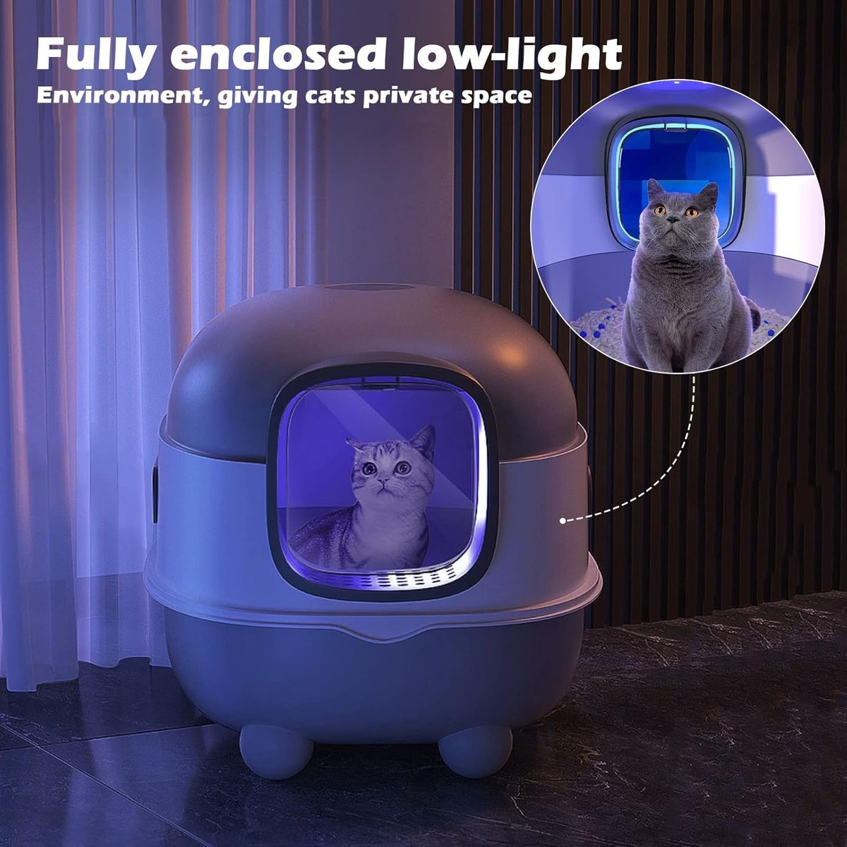 Wat vinden we goed aan de Automatische Kattenbak Premium Slim sensor