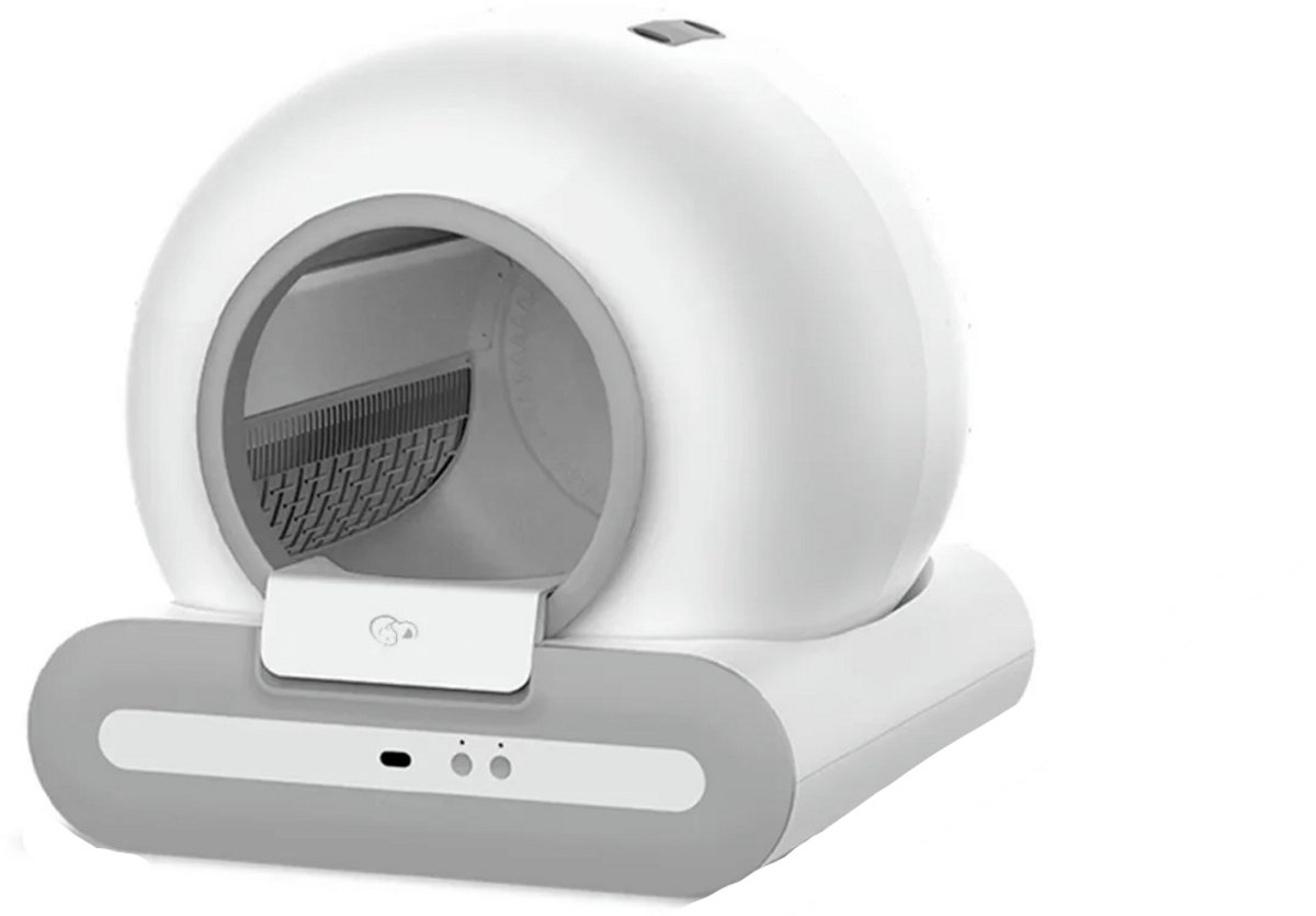 De Automatische Kattenbak Slim Smart Wit in één oogopslag