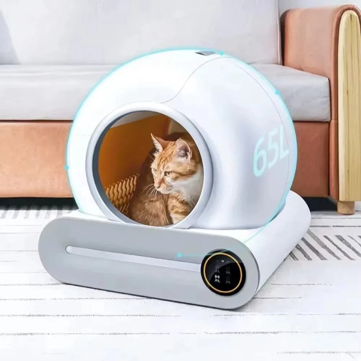 Wat vinden we goed aan de Automatische Kattenbak Slimme 65L App-Control Geurfiltering
