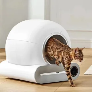 Automatische Kattenbak Slimme 65L App-Control Geurfiltering