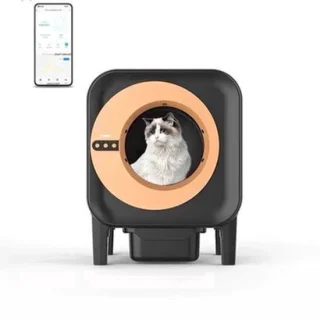 Automatische kattenbak – slimme kattenbak – zwart