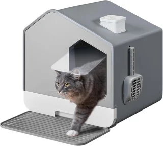 Automatische Kattenbak Slimme Sensoren Zelfreinigend