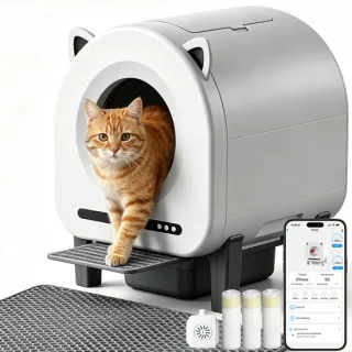 Automatische kattenbak XXL zelfreinigend elektrisch