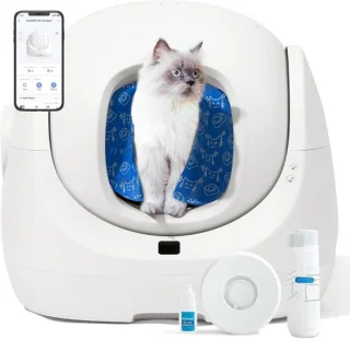 Automatische kattenbak zelfreinigend slimme sensor binnengebruik