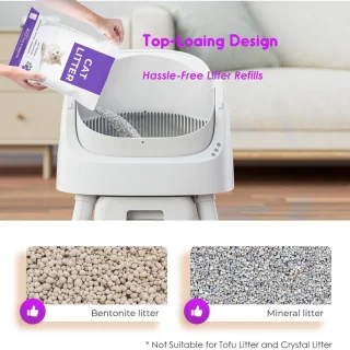 Automatische Katzenbak Sensor Zelfreinigend Slim