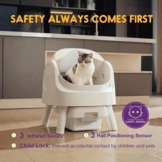 Automatische Katzenbak Sensor Zelfreinigend Slim