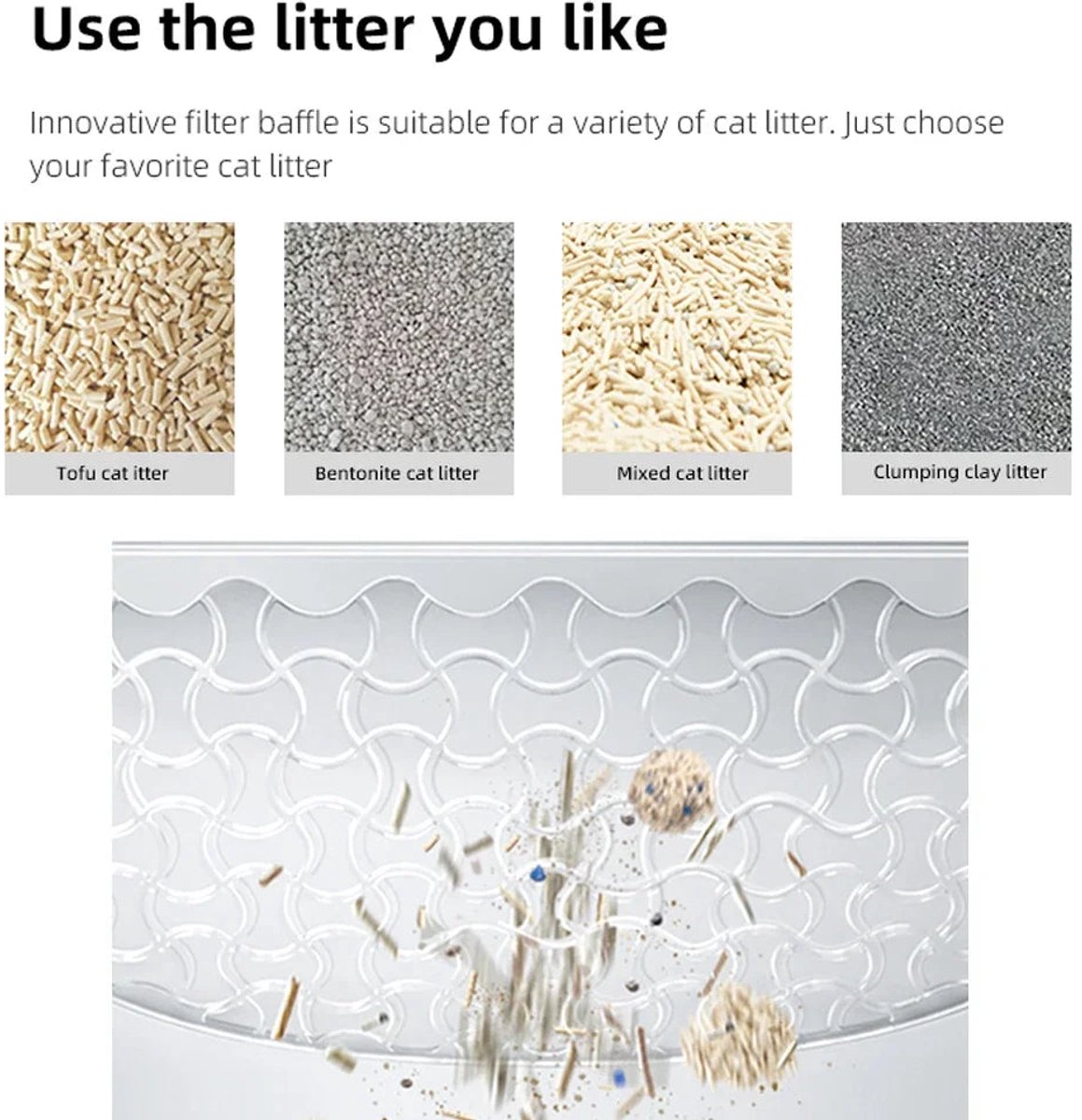 Wat vinden we goed aan de Automatische Zelfreinigende Kattenbak 56L