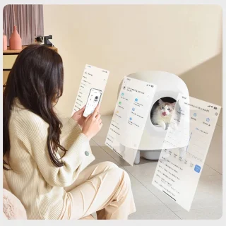 Automatische Zelfreinigende Kattenbak 56L