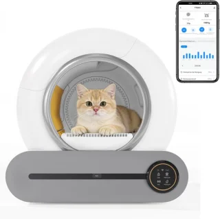 Automatische zelfreinigende kattenbak 65L