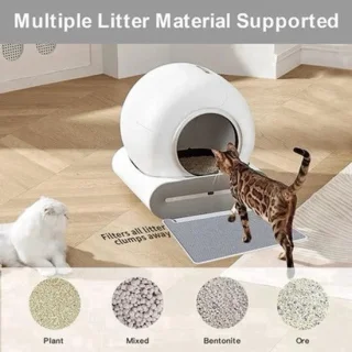 Automatische zelfreinigende kattenbak