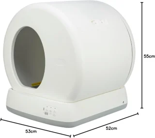 Automatische zelfreinigende kattenbak met sensor voor binnengebruik