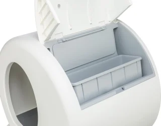 Automatische zelfreinigende kattenbak met sensor voor binnengebruik