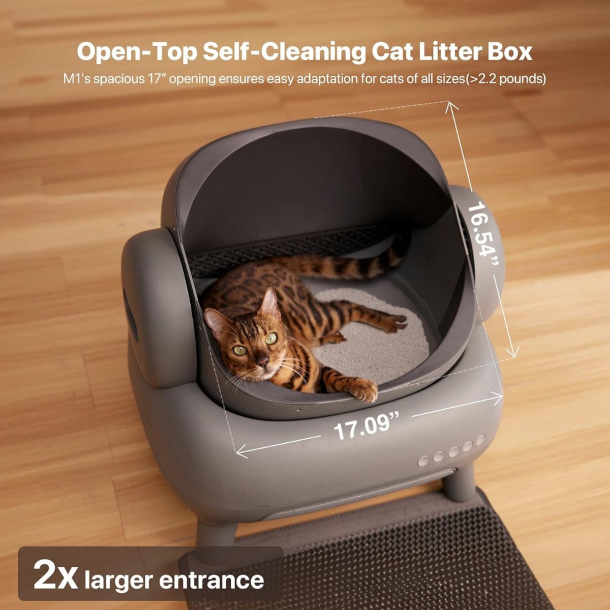 Wat vinden we goed aan de Automatische Zelfreinigende Kattenbak Met Sensor Voor Kleine En Grote Katten