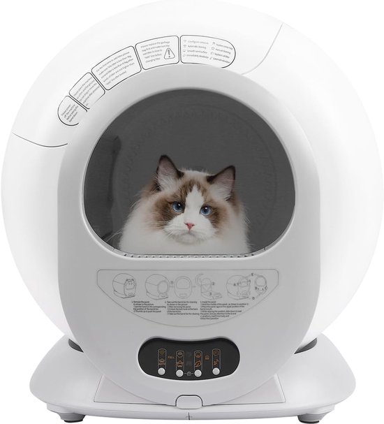 Automatische zelfreinigende kattenbak met sensor review