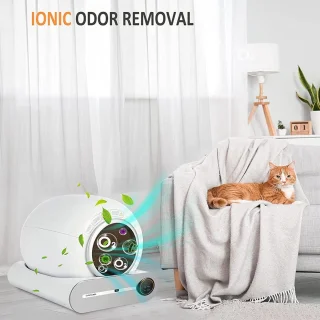Automatische zelfreinigende kattenbak - slim model voor binnen