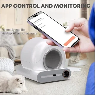 Automatische zelfreinigende kattenbak - slim model voor binnen
