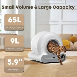 Automatische zelfreinigende kattenbak - slim model voor binnen