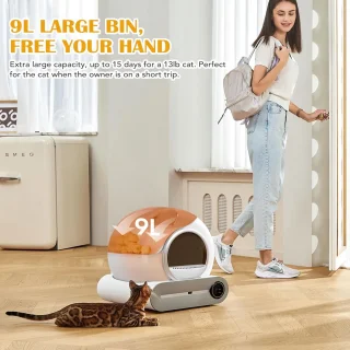 Automatische zelfreinigende kattenbak smart sensor