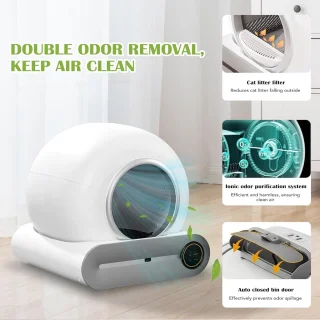 Automatische zelfreinigende kattenbak smart sensor