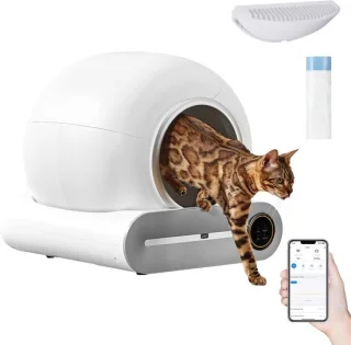 Automatische zelfreinigende kattenbak smart sensor