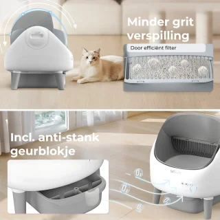 CatElite Automatische Kattenbak XXL 15L