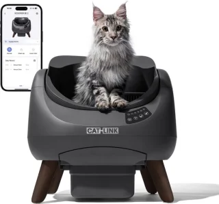 Catlink Open X kattentoilet - grijs