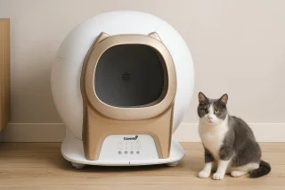 Cavento ® Automatische Kattenbak XL 65L